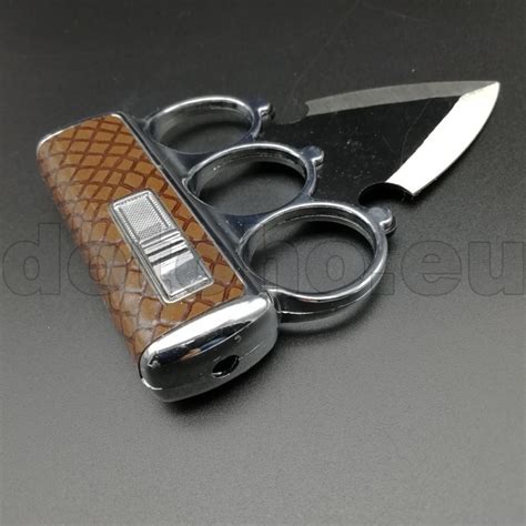 Brass Knuckles With Lighter Knuckles Security Self Defense