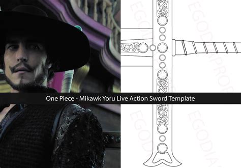 One Piece Mihawk Yoru Live Action Sword (Download Now) - Etsy