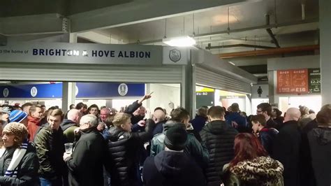 Sheffield Wednesday Fans Away At Brightons Amex Stadium YouTube