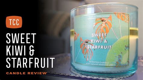 Sweet Kiwi Starfruit Candle Review Bath Body Works YouTube