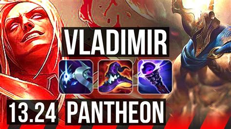 VLADIMIR Vs PANTHEON TOP 73 Winrate 8 Solo Kills Legendary 18 2