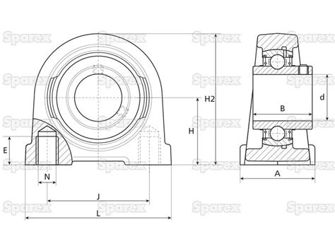 Ntn Snr Two Bolt Pillow Block Bearing Ucpa