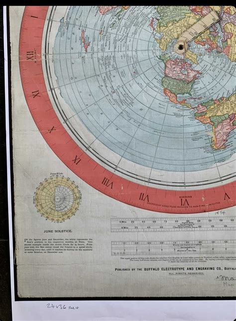 1892 Gleason S New Standard Map Of The World Etsy