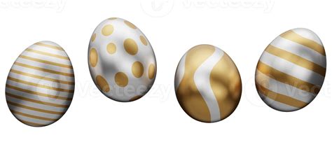 Gold Egg Falling Easter 3d Render Illustration 18243950 Png