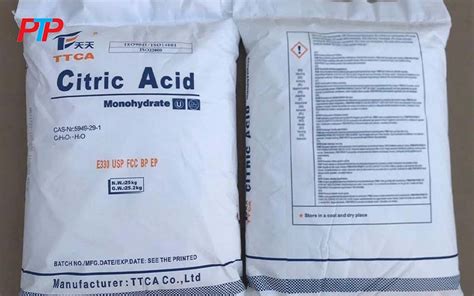 Citric Acid là gì Axit citric có tác dụng gì Hoachatptp