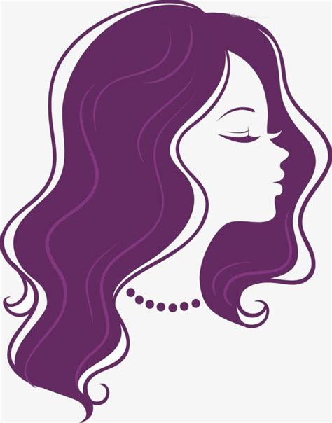 El Pelo Largo Mujer PNG Dibujos Mujer Cabello La Pintura De La Mano