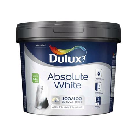 Farba Dulux Absolute White Do Cian I Sufit W L Cena