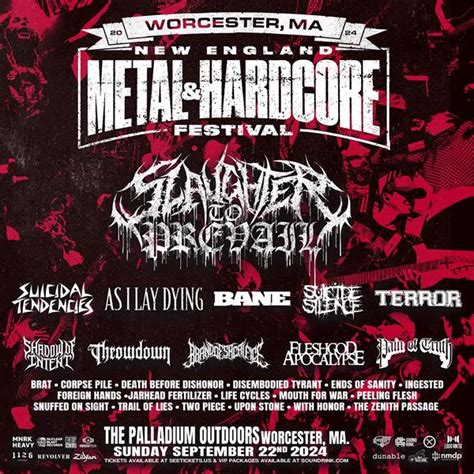 New England Metal And Hardcore Fest Announce Bleeding Through End