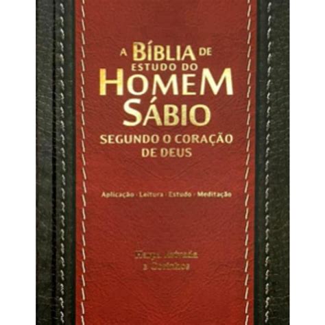 B Blia Do Homem S Bio Segundo O Cora O De Deus Arc C Harpa Capa Dura