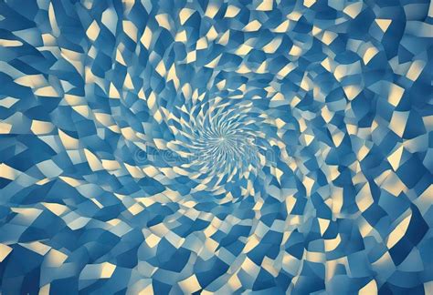 Abstract Spiral Swirl Blue Background Pattern Stock IllustrationBlue ...