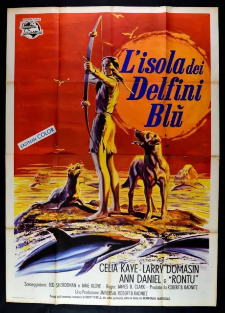 Manifesto L Isola Dei Delfini Blu Domasin Kaye Rontu Sherdeman A Eur