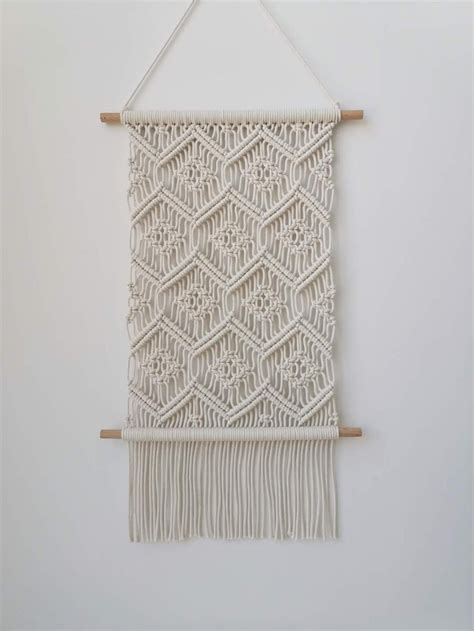 Macrame Wall Hanging Tapestry Modern Macrame Art Home Decor Etsy