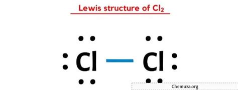 Cl2 路易斯结构 6 个步骤附图 Chemuza