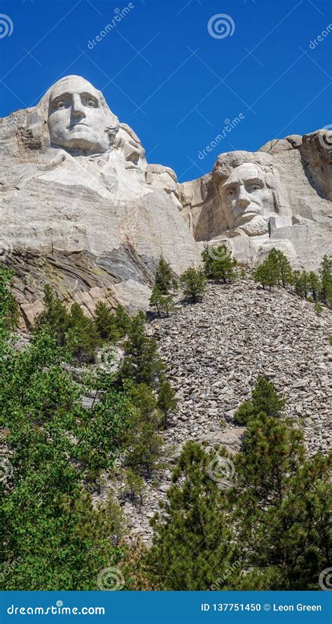 Mount Rushmore Monument stock photo. Image of landscape - 137751450