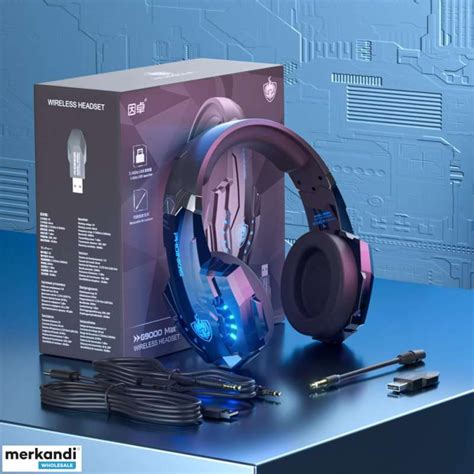 Wireless Gaming Headset, 2.4GHz Wireless PS4 Headset, USB Dongle for ...