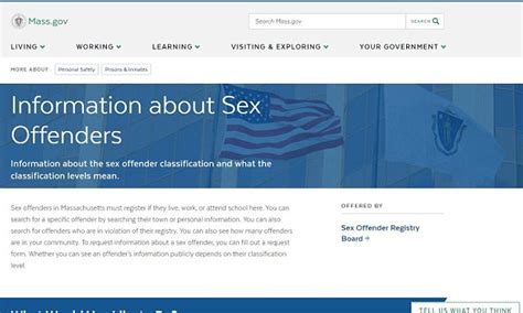 Massachusetts Registry Lacks Info On Sex Offenders Daily Mail Online