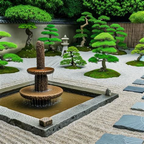 Fontana Feng Shui Con Giardino Zen Feng Shui Vitale