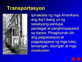 Q Lesson Mga Pagbabago Sa Panahon Ng Mga Amerikano Ppt