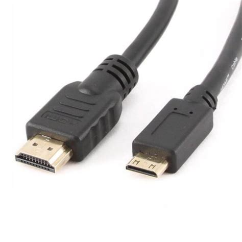 Cabo HDMI Dourado Macho Mini HDMI Macho 5 metros TECNIS Áudio e