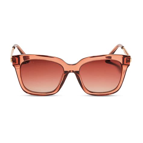 Bella Xs Square Sunglasses Dusk And Dusk Gradient Diff Eyewear