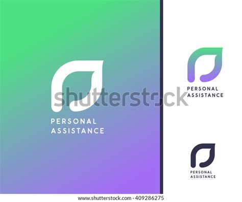 Personal Virtual Assistant Logo App Icon Stock Vector Royalty Free 409286275