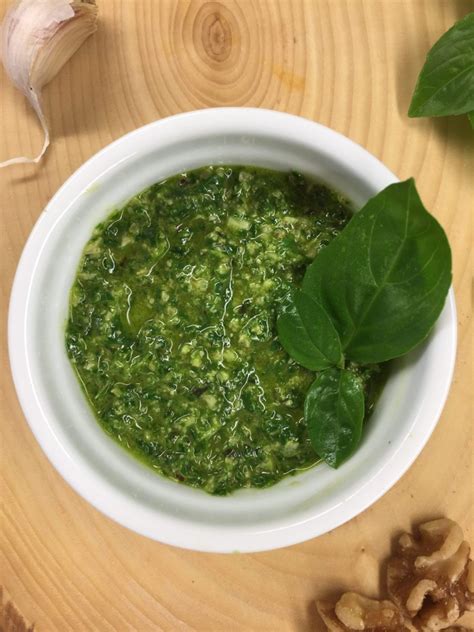 Fresh Basil Pesto With Walnuts The Hungary Soul