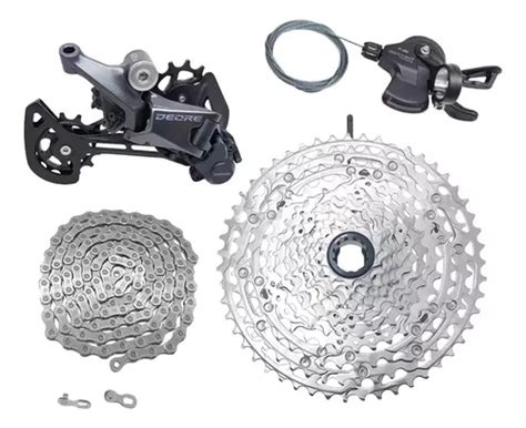 Kit Shimano Deore V X M Cassete T Ms Parcelamento Sem