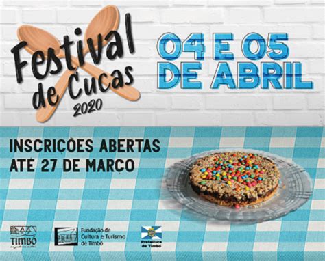 Concurso A melhor cuca da cidade está as inscrições abertas em