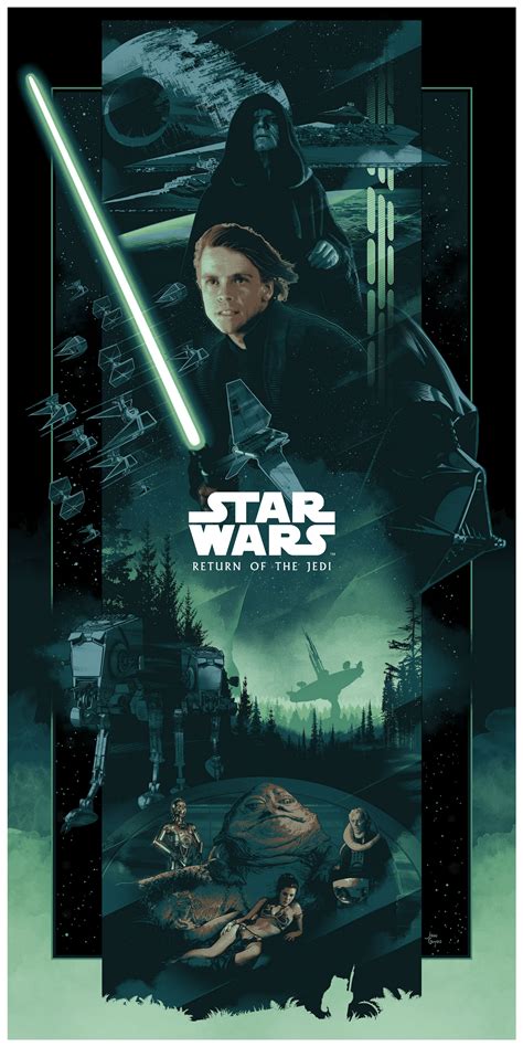 Return of the Jedi: POSTER by John Guydo : r/StarWars