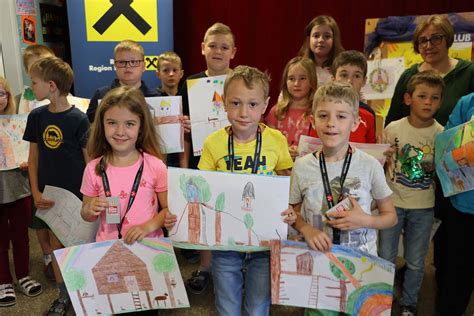 Zeichenwettbewerb Volksschule Gr Nbach Bei Freistadt