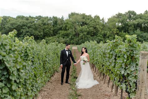 Chateau Des Charmes Wedding Christina Walid Vineyard Bride