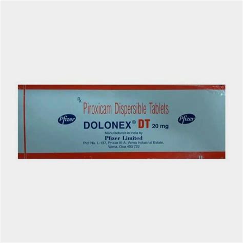 Piroxicam Dispersible Tablet Mg At Rs Stripe In Nagpur Id