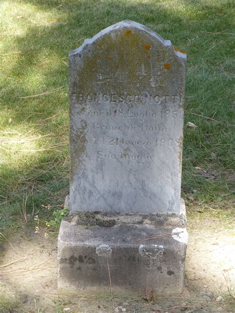 Francesco “Frank” Notti (1851-1908) - Find a Grave Memorial