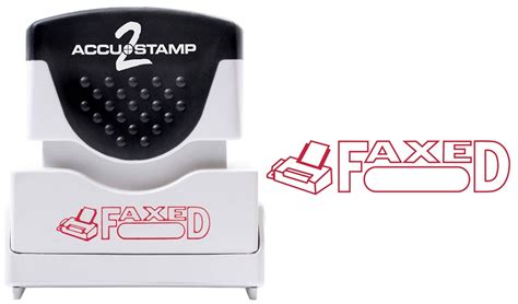 Accustamp2 Message Stamp 1 Color Pre Inked Faxed 1 58 X 12