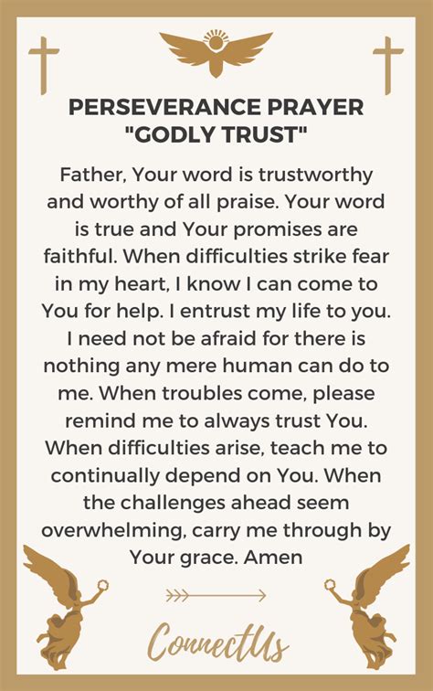 25 Powerful Prayers For Perseverance With Prayer Card Images Connectus