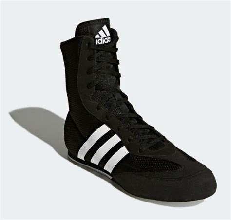 Adidas Boxing Shoes Black & White - BOXING AT THE DEPOT