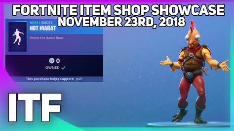 Fortnite Item Shop New And Free Hot Marat Emote November Rd