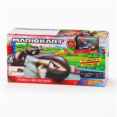 Hot Wheels Nintendo Super MarioKart Bullet Bill Track Play Set Mario Sneeker Mufpeanutbutter