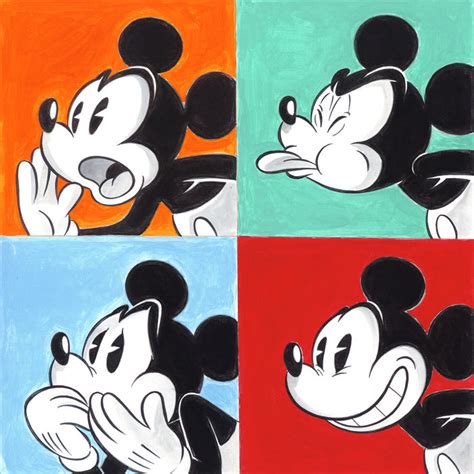 Pop Art Andy Warhol Mickey Mouse