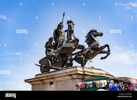 The Statue Of Boudicca And Her Daughters Queen Of The British Iceni