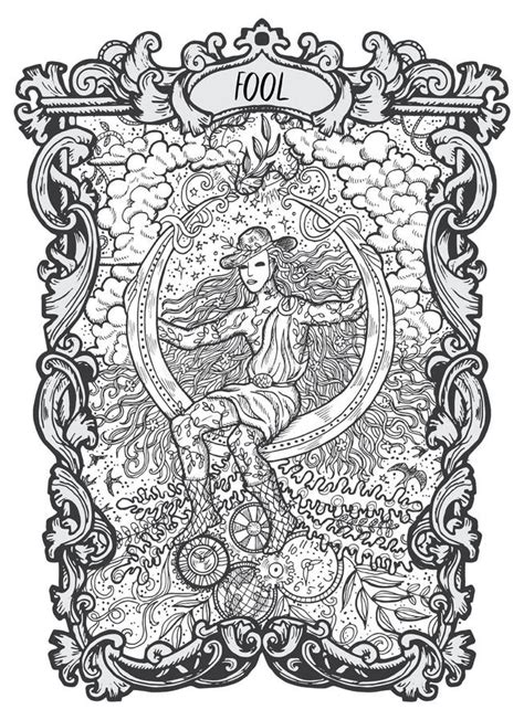 Free Tarot Coloring Pages