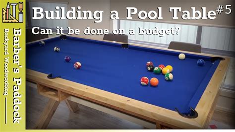 Building A Pool Table Billiard Table Top Youtube