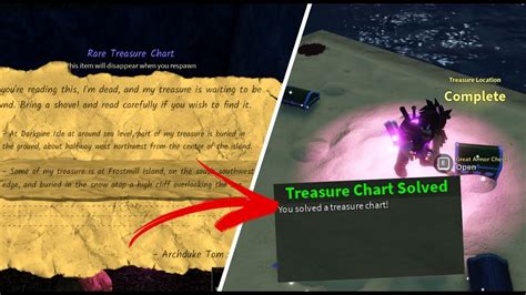 Solving A Rare Treasure Chart Arcane Odyssey Youtube