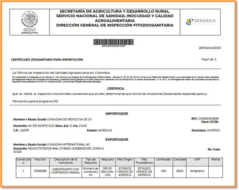 Como Solicitar Certificado De Sanidad Acu Cola Del Senasica