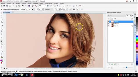 Corel Photo Paint X Pincel De Retoque Y Clonar Youtube