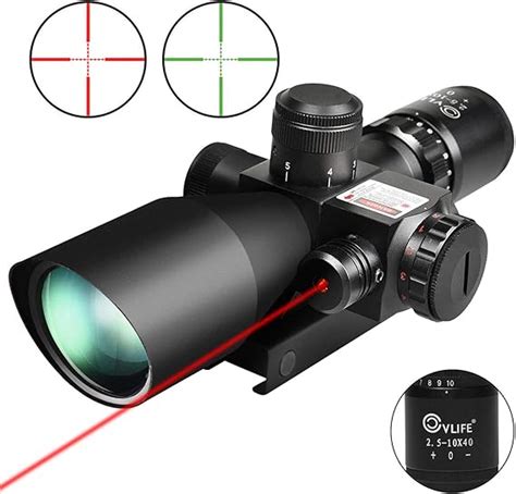 Cvlife Optics Hunting Rifle Scope X E Red Green Illuminated