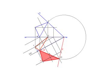 Ejercicio Hallar Verdadera Magnitud Y Forma De Un Tri Ngulo Conocida Su