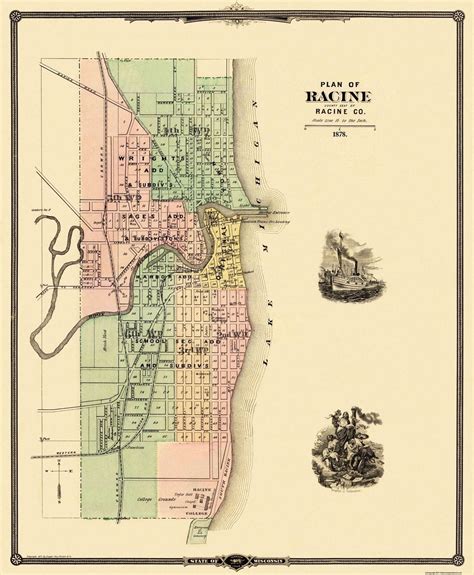 Map Of Racine Wisconsin - Draw A Topographic Map