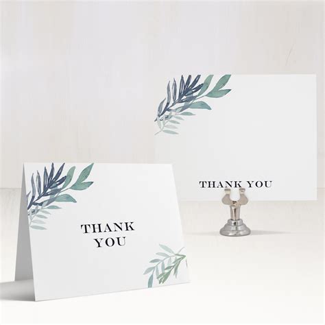 Minimal Greenery Thank You Cards Beacon Lane