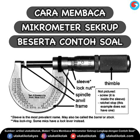 Pengertian Jangka Sorong Dan Mikrometer Sekrup Kuliahapps